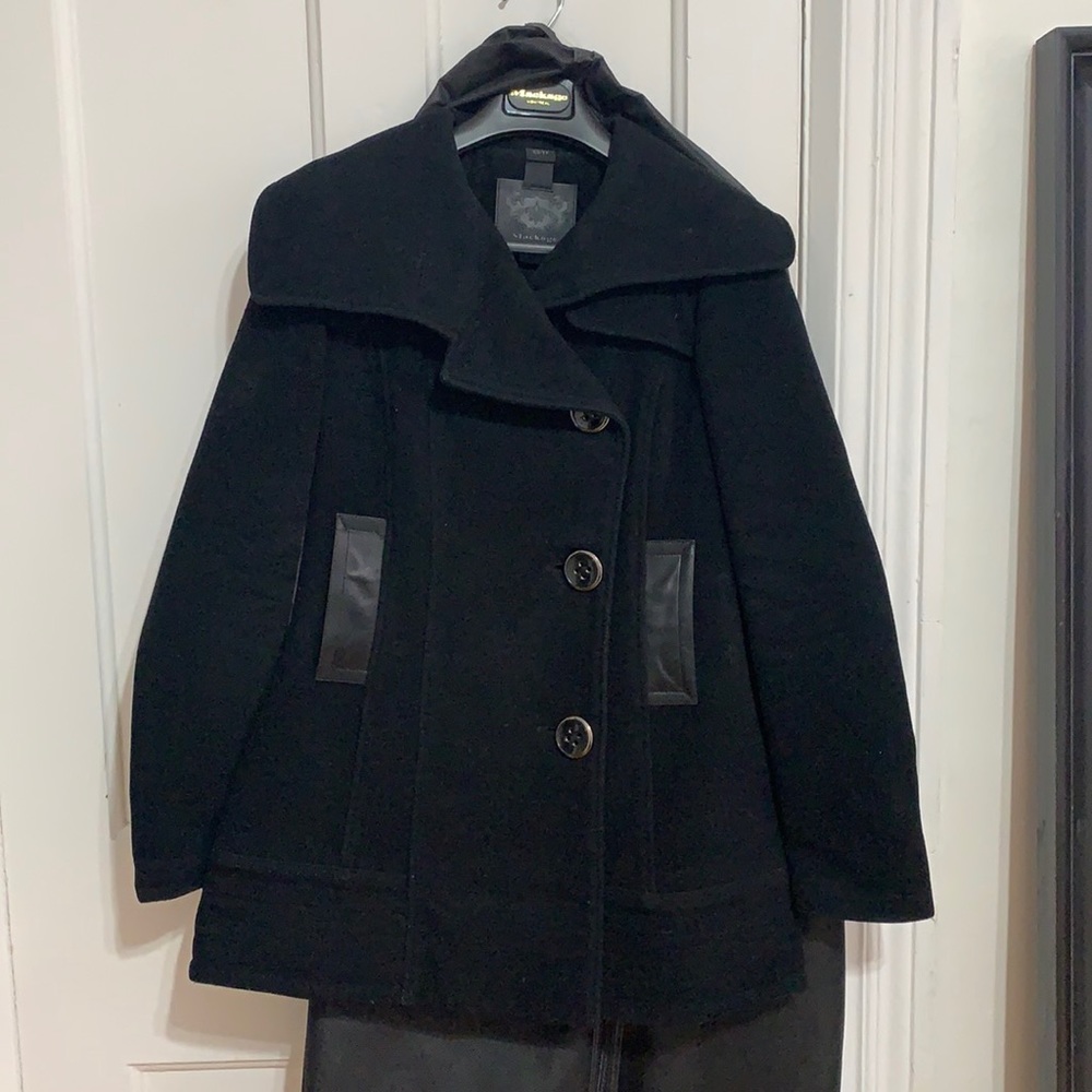Vintage Mackage wool coat, black, XS